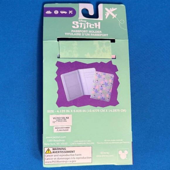BRAND NEW ~ NWT GORGEOUS DISNEY STITCH PASSPORT HOLDER / ID / CREDIT CARD HOLDER - Picture 5 of 10